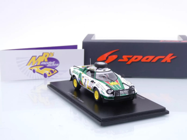 Preview: Spark S9091 # Lancia Stratos HF Nr.7 Safari Rallye 1977 " Alitalia " 1:43