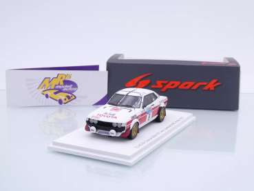 Spark S7722 # Toyota Celica 2000 GT Nr.8 2nd Lombard RAC Rallye 1977 " H. Mikkola - A. Hertz " 1:43