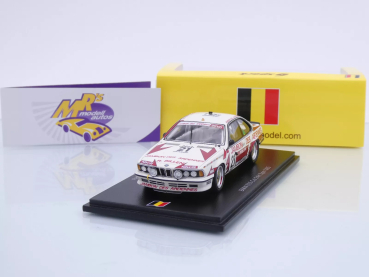 Spark SB662 # BMW 635 Csi Nr.21 24h Spa 1985 " Jambon des Ardennes " 1:43