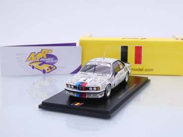 Spark SB654 # BMW 635 Csi Nr.4 2nd 24h Spa 1983 " BMW Genuine Parts " 1:43