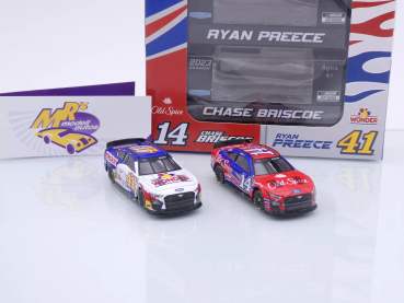Preview: Lionel Racing CXX2465VARSHR # Ford Mustang NASCAR 2023 2er Set " SHR Special Talladega Nights Tribute / Chase Briscoe - Old Spice / Ryan Preece - Wonder Bread " 1:64