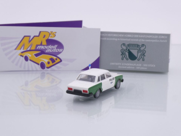 Preview: Wiking Sondermodell # VOLVO 264 GL Limousine " Polizei Zürich " 1:87 Lim. Ed.