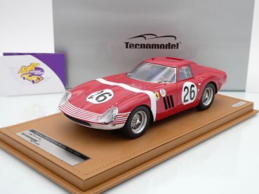 Tecnomodel TM18-96E # Ferrari 250 GTO 64 12h. Reims 1964 " Pedro Rodriguez - Nino Vaccarella " 1:18