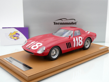 Tecnomodel TM18-96F # Ferrari 250 GTO 64 Targa Florio 1965 " C. Ravetto - G. Starabba " 1:18
