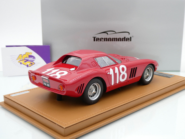 Preview: Tecnomodel TM18-96F # Ferrari 250 GTO 64 Targa Florio 1965 " C. Ravetto - G. Starabba " 1:18