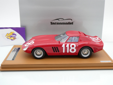 Preview: Tecnomodel TM18-96F # Ferrari 250 GTO 64 Targa Florio 1965 " C. Ravetto - G. Starabba " 1:18