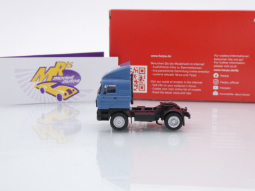 Preview: Herpa 317382 # Raba 2-achs Solozugmaschine " pastelblau-schwarz "