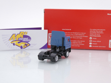 Preview: Herpa 317382 # Raba 2-achs Solozugmaschine " pastelblau-schwarz "