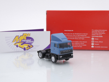 Preview: Herpa 317382 # Raba 2-achs Solozugmaschine " pastelblau-schwarz "