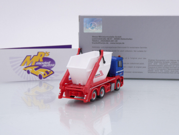 Preview: Herpa 956598 # MAN TGS NN 3-achs Absetzmulden-LKW " Riwatrans " 1:87