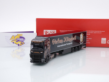 Herpa 317542 # Scania CS20 HD 2/3-achs Kühlkoffer-Sattelzug " Stefan Klingbeil " 1:87