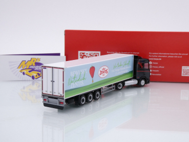 Preview: Herpa 317696 # Scania CS20 ND 2/3-achs Kühlkoffer-Sattelzug " Zentis Marmelade " 1:87