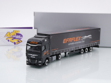 Herpa 957427 # MAN TGX GX 2/3-achs Lowliner-Sattelzug " Streit & Co - Efaflex " 1:87
