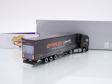 Preview: Herpa 957427 # MAN TGX GX 2/3-achs Lowliner-Sattelzug " Streit & Co - Efaflex " 1:87