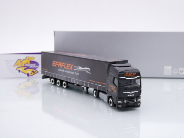 Preview: Herpa 957427 # MAN TGX GX 2/3-achs Lowliner-Sattelzug " Streit & Co - Efaflex " 1:87