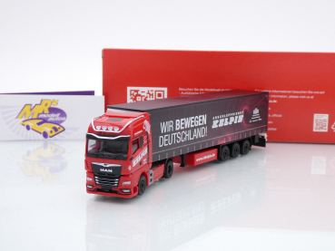 Herpa 317771 # MAN TGX GX 2/3-achs Gardinenplanen-SZ " Abschleppdienst Kelpin " 1:87