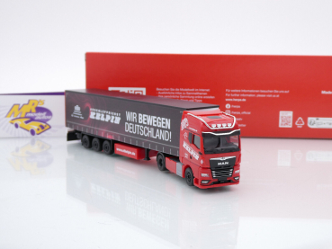 Preview: Herpa 317771 # MAN TGX GX 2/3-achs Gardinenplanen-SZ " Abschleppdienst Kelpin " 1:87