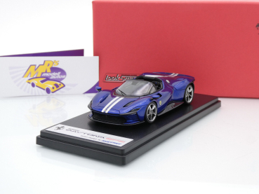 Look Smart LS535SPF # Ferrari Daytona SP3 Open Baujahr  2023 " Blu Elettrico " 1:43