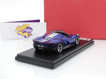 Preview: Look Smart LS535SPF # Ferrari Daytona SP3 Open Baujahr  2023 " Blu Elettrico " 1:43