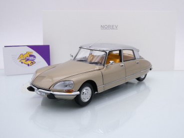 Norev 181726 # Citroen DS 23 Pallas Limousine Baujahr 1972 " gold-silber " 1:18