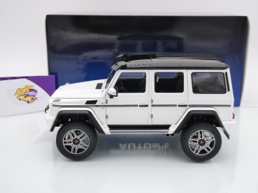 Preview: AUTOart 76316 # Mercedes-Benz G500 4x4² Baujahr 2020 " weiß " 1:18