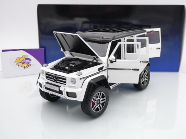 Preview: AUTOart 76316 # Mercedes-Benz G500 4x4² Baujahr 2020 " weiß " 1:18