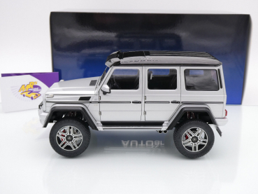 Preview: AUTOart 76318 # Mercedes-Benz G500 4x4² Baujahr 2020 " silbermetallic " 1:18