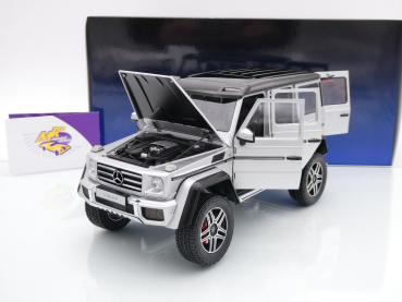Preview: AUTOart 76318 # Mercedes-Benz G500 4x4² Baujahr 2020 " silbermetallic " 1:18