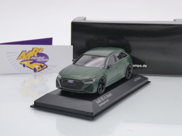 Minichamps 410018017 # Audi RS6 Avant Baujahr 2019 " mattolivegrünmetallic " 1:43