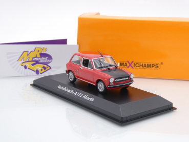 Maxichamps 940121171 # Autobianchi A112 Abarth Baujahr 1974 " rot-schwarz " 1:43