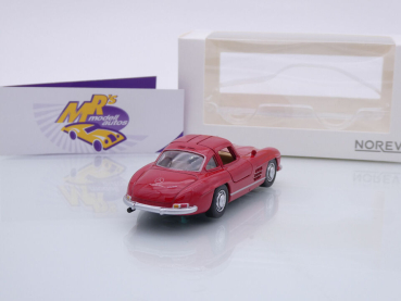 Preview: Norev 351199 # Mercedes-Benz 300 SL Baujahr 1954 " dunkelrot " 1:43