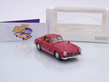 Preview: Norev 351199 # Mercedes-Benz 300 SL Baujahr 1954 " dunkelrot " 1:43