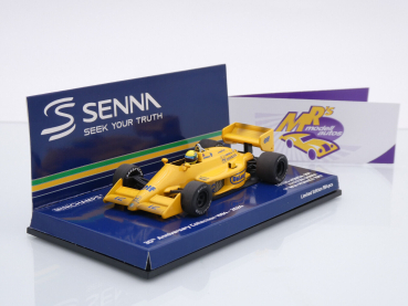 Minichamps 540873392 # Lotus Honda 99T F1 Win Monaco 1987 " Ayrton Senna " 1:43