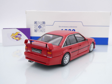 Preview: Solido S1809704 # Opel Omega EVO 500 Limousine Baujahr 1990 " magmarot " 1:18