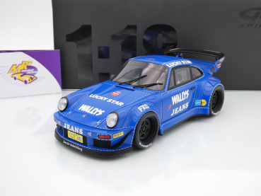 GT Spirit GT448 # Porsche 911 (964) RWB Bodykit Baujahr 2023 blau " OSHO " 1:18