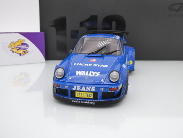 Preview: GT Spirit GT448 # Porsche 911 (964) RWB Bodykit Baujahr 2023 blau " OSHO " 1:18