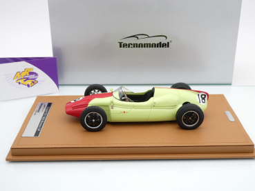 Preview: Tecnomodel TM18-298C # Cooper T51 Nr.18 Formel 1 Monaco GP 1960 " Tony Brooks " 1:18