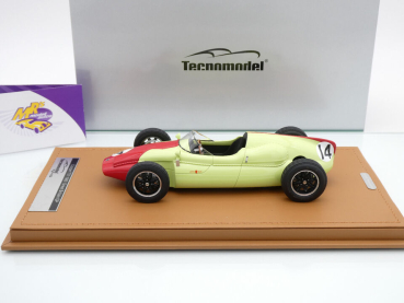 Preview: Tecnomodel TM18-298E # Cooper T51 Nr.14 Formel 1 England GP 1960 " Olivier Gendebien " 1:18