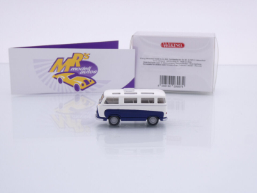 Preview: Wiking 0289 97 # Ford FK 1000 Panoramabus Baujahr 1962-65 " weiß-blau " 1:87