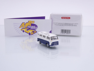 Preview: Wiking 0289 97 # Ford FK 1000 Panoramabus Baujahr 1962-65 " weiß-blau " 1:87