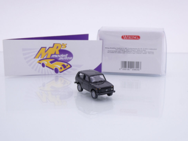 Preview: Wiking 0208 04 # Lada Niva 4x4 Geländewagen Baujahr 1977 " schwarz " 1:87