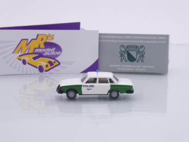 Preview: Wiking Sondermodell # VOLVO 264 GL Limousine " Polizei Zürich " 1:87 Lim. Ed.