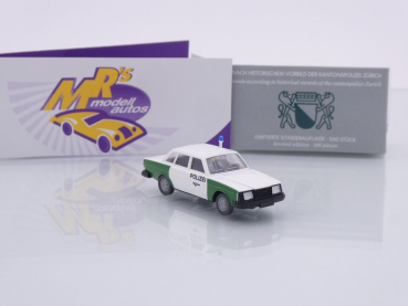 Preview: Wiking Sondermodell # VOLVO 264 GL Limousine " Polizei Zürich " 1:87 Lim. Ed.