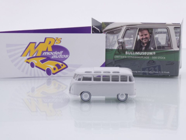 Preview: Wiking Sondermodell # VW T1b Samba grau " Johann Lafer " 1:87 Lim. Ed. 500 pcs.