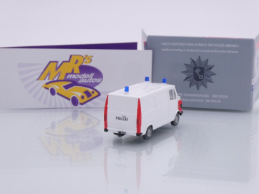Preview: Wiking Sondermodell # Mercedes Benz 307 D Kasten " Polizei Bremen " 1:87 Lim. Ed
