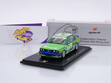 Spark 100SPA12 # BMW M3 E30 #43 24h Spa 1992 " Luby Sport Alpina " 1:43