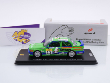 Preview: Spark 100SPA12 # BMW M3 E30 #43 24h Spa 1992 " Luby Sport Alpina " 1:43