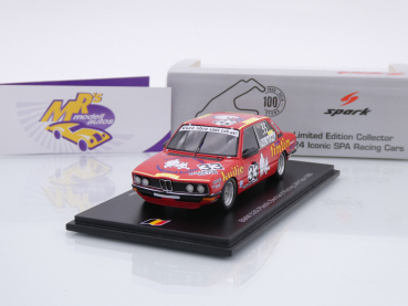 Spark 100SPA10 # BMW 530i #33 24h Spa 1980 " Plastic Bertrand Racing " 1:43