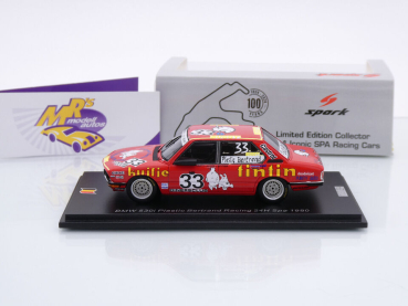 Preview: Spark 100SPA10 # BMW 530i #33 24h Spa 1980 " Plastic Bertrand Racing " 1:43
