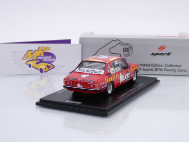 Preview: Spark 100SPA10 # BMW 530i #33 24h Spa 1980 " Plastic Bertrand Racing " 1:43